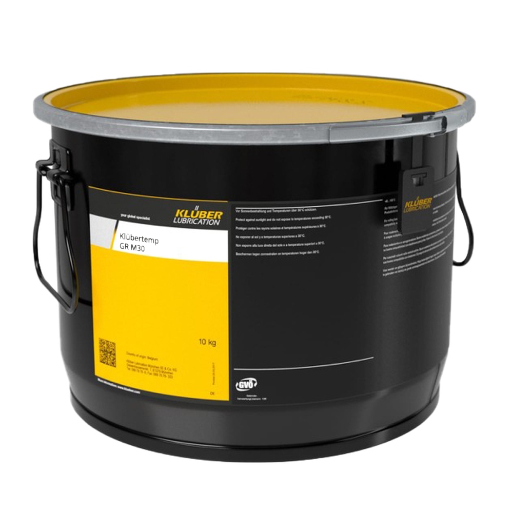 pics/Kluber/Copyright EIS/bucket small/klubertemp-gr-m30-high-viscosity-long-term-grease-white-10kg-hobbock.jpg